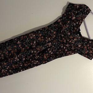 Dark floral Abercrombie and Fitch dress